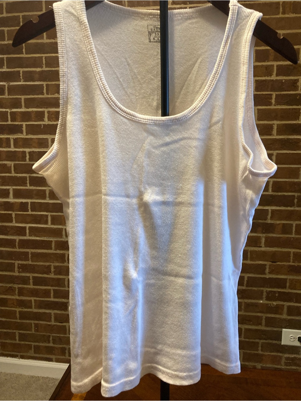 White Scoop Neck Women's Tank Top - Soft Everyday Essential